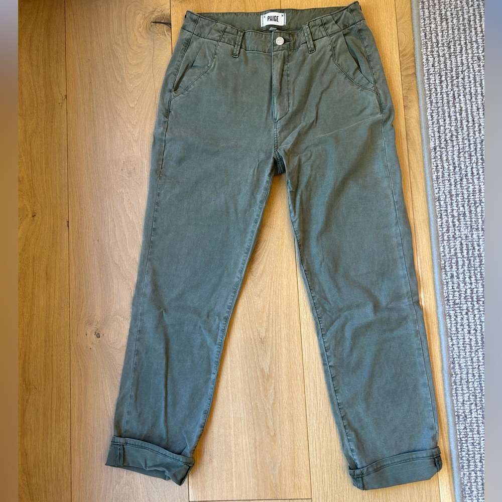 Paige cropped pants sz 28